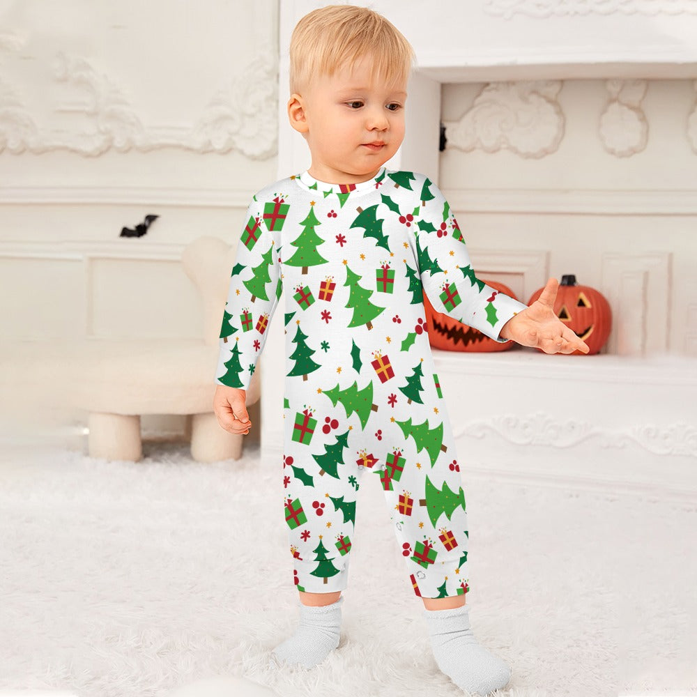 Baby romper CHRISTMAS TREES (OP)