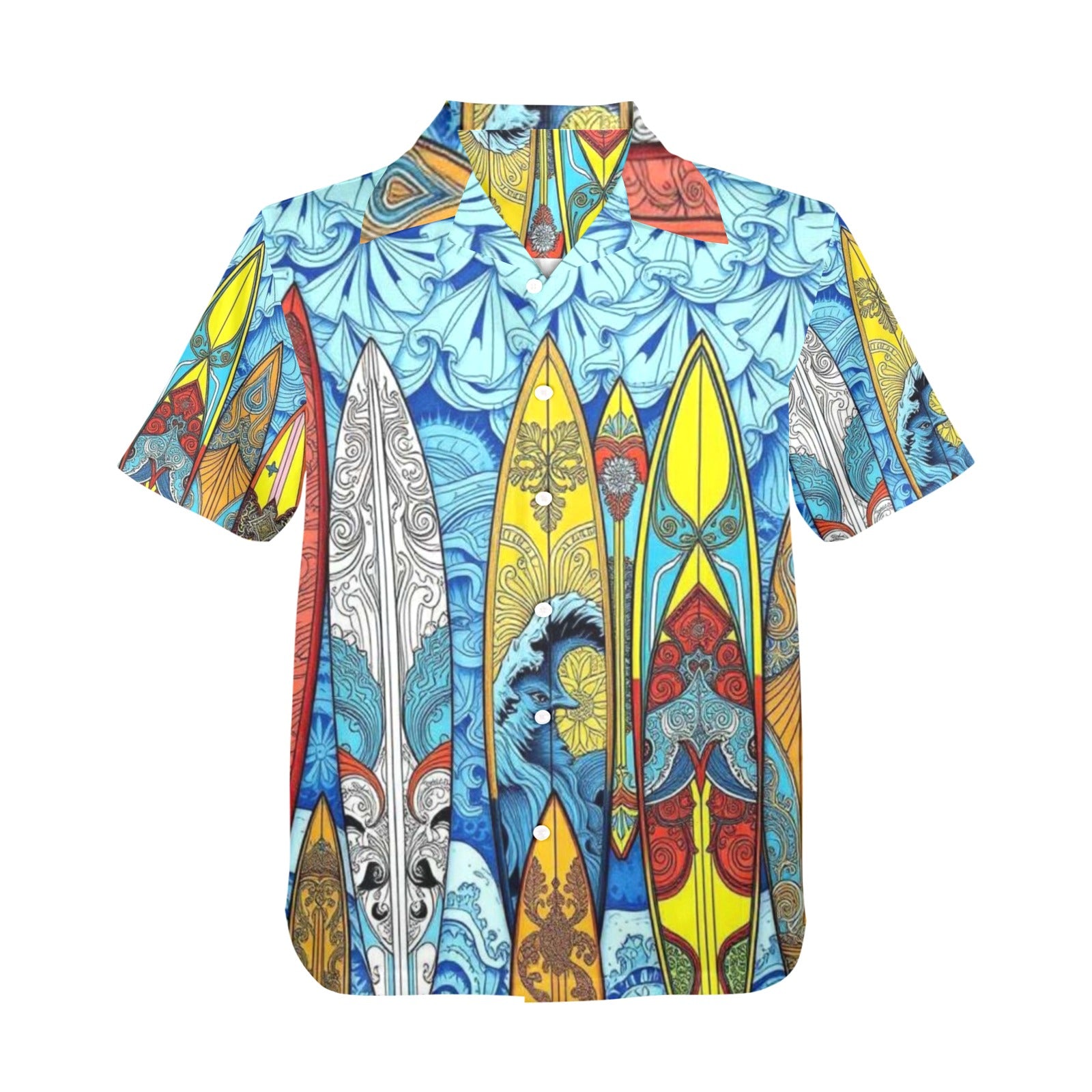 Men's All Over Print Hawaiian Shirt SURF'S UP