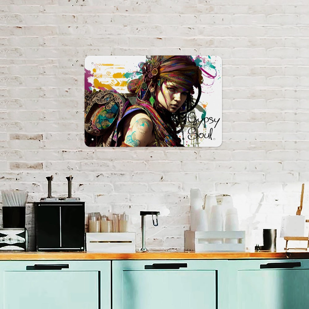Tinplate Wall Decor GYPSY SOUL