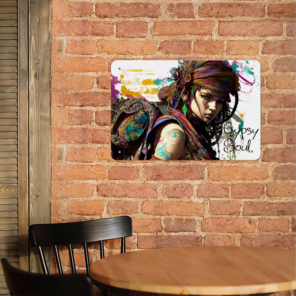Tinplate Wall Decor GYPSY SOUL
