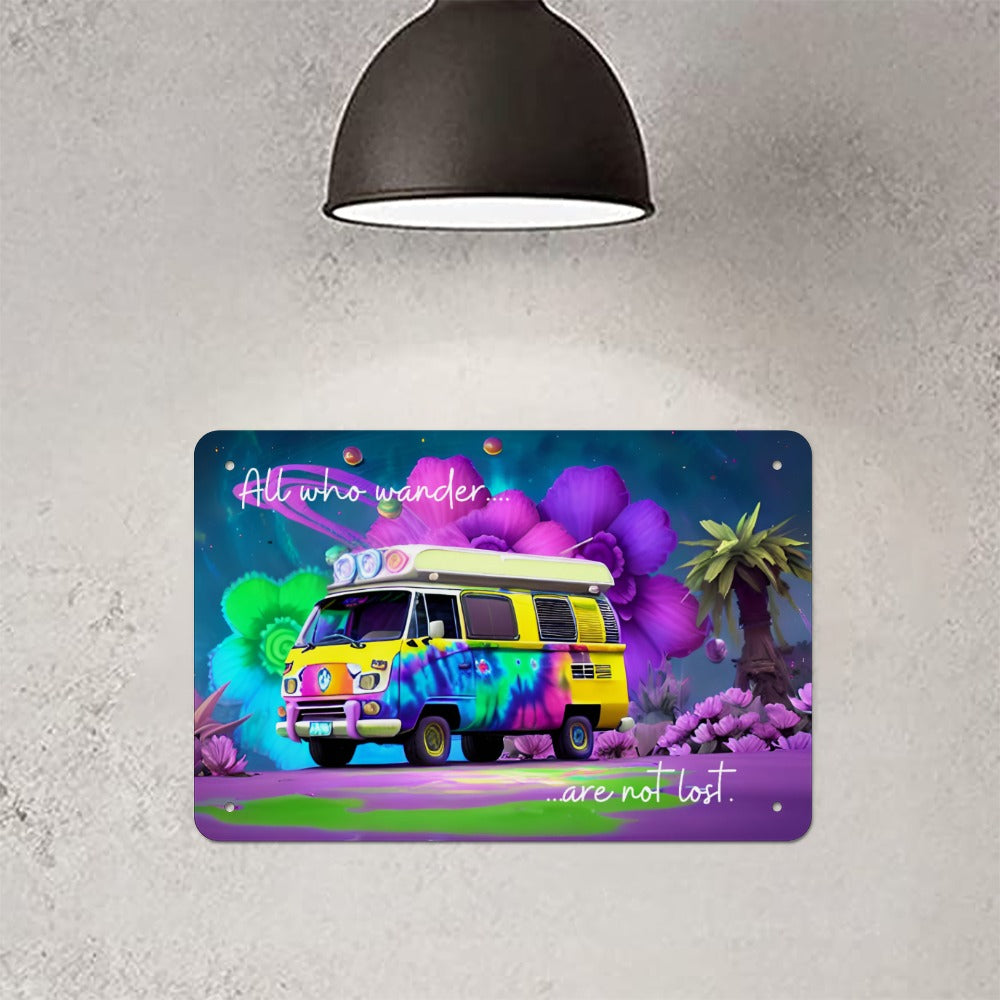 Tinplate Wall Decor ALL WHO WANDER....