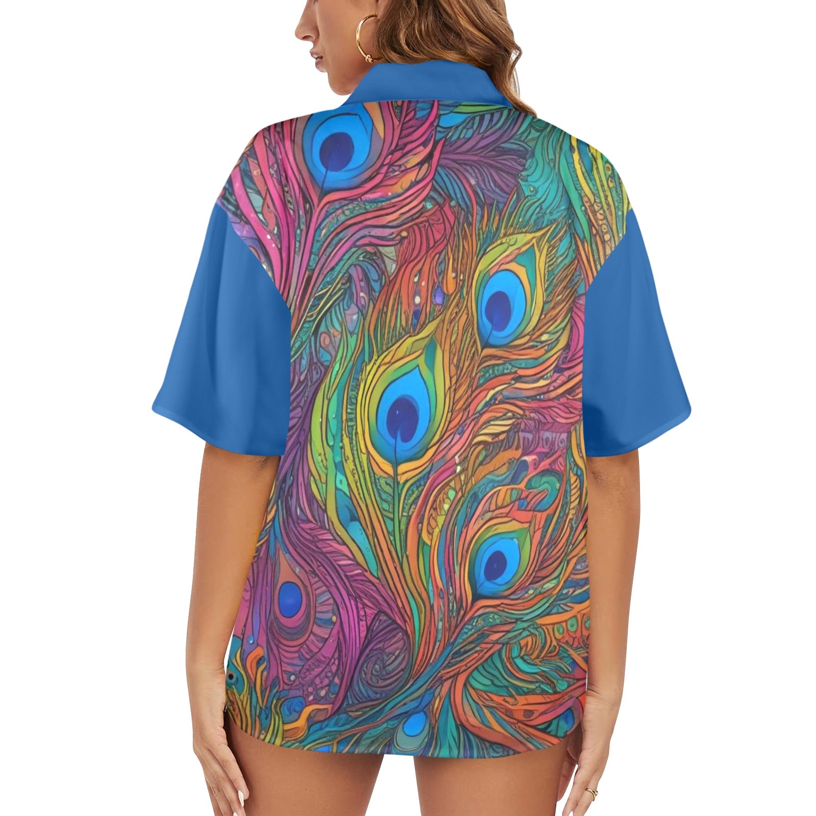 Women's All Over Print Hawaiian Shirt HERA