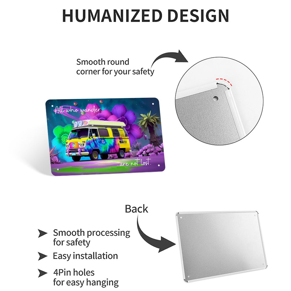 Tinplate Wall Decor ALL WHO WANDER....