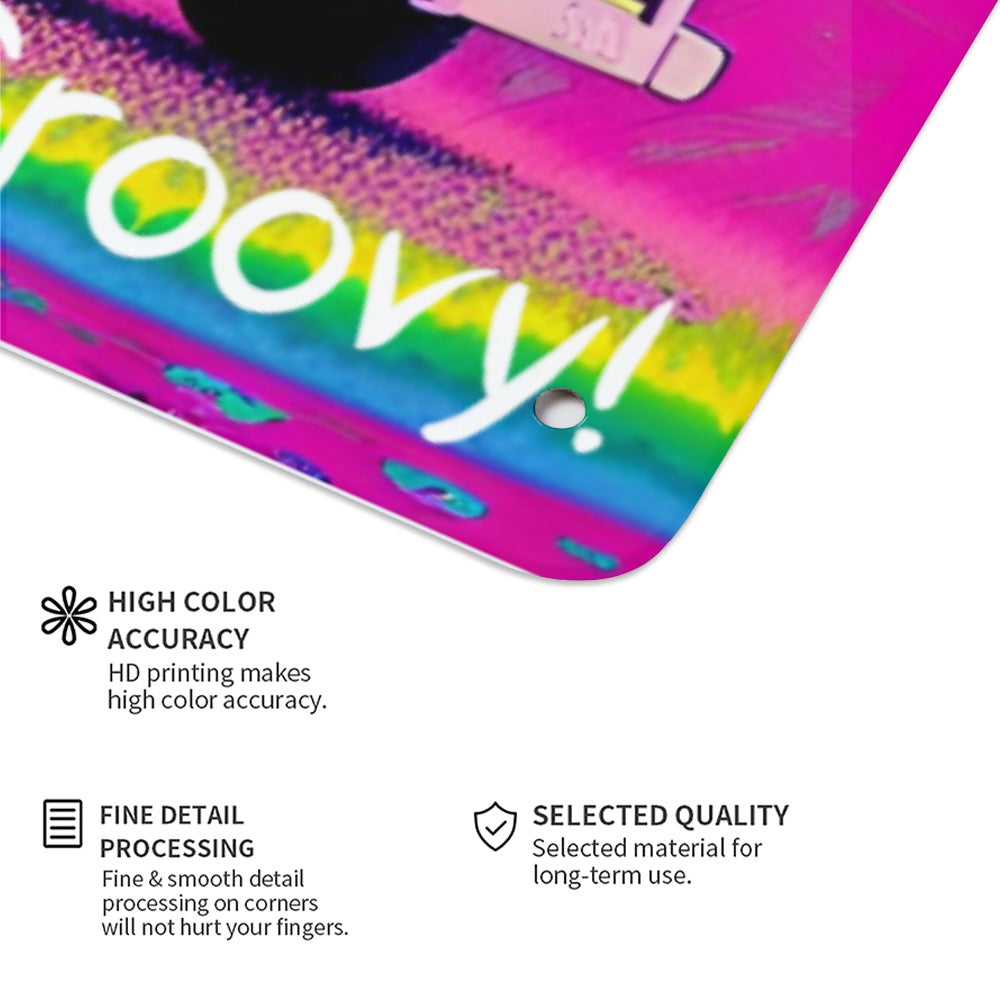 Tinplate Wall Decor CAMPER LIFE IS GROOVY!