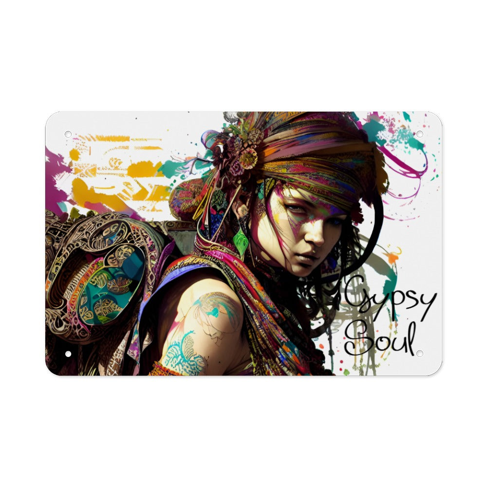 Tinplate Wall Decor GYPSY SOUL