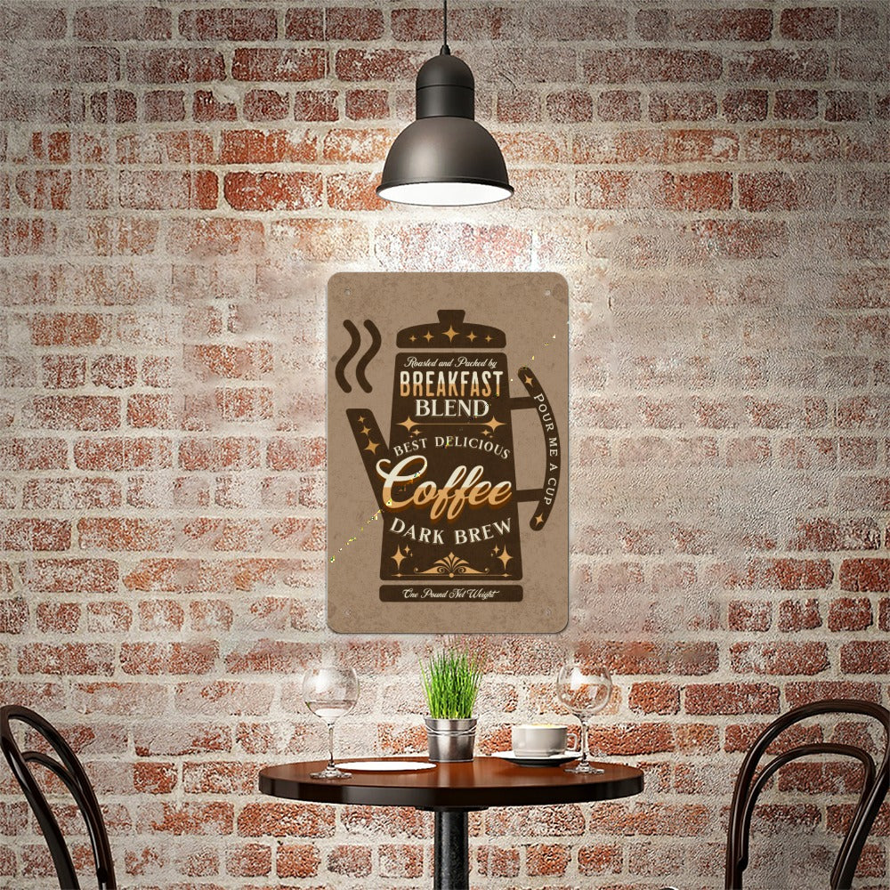 Tinplate Wall Decor BREAKFAST BLEND
