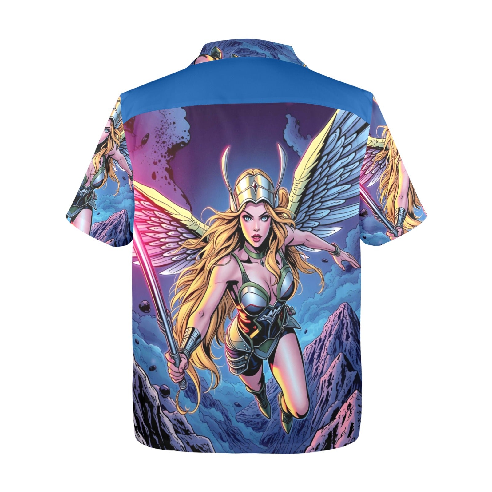 Men's All Over Print Hawaiian Shirt TO VALHALLA!