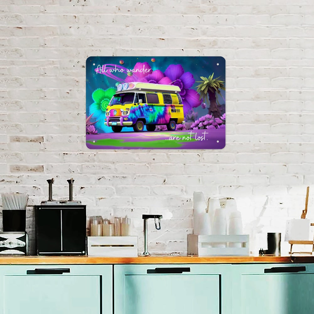 Tinplate Wall Decor ALL WHO WANDER....