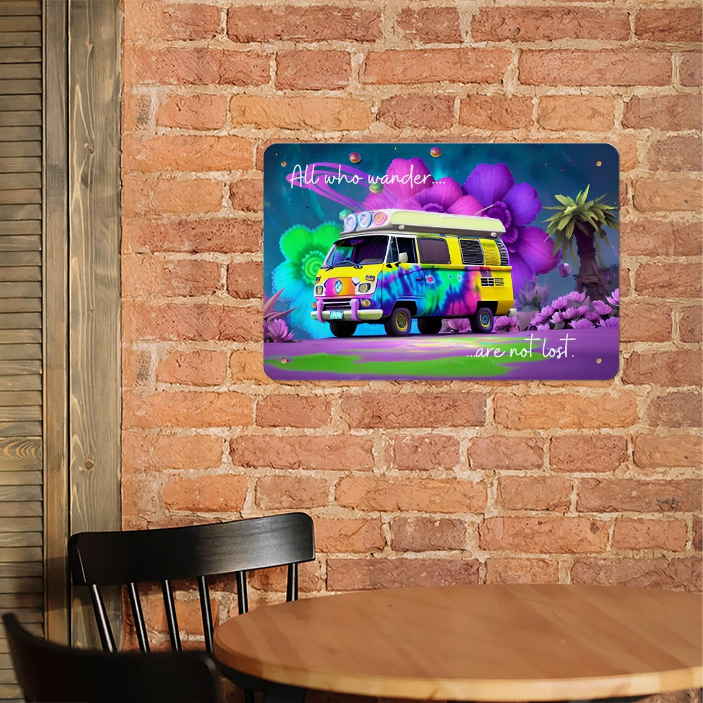 Tinplate Wall Decor ALL WHO WANDER....