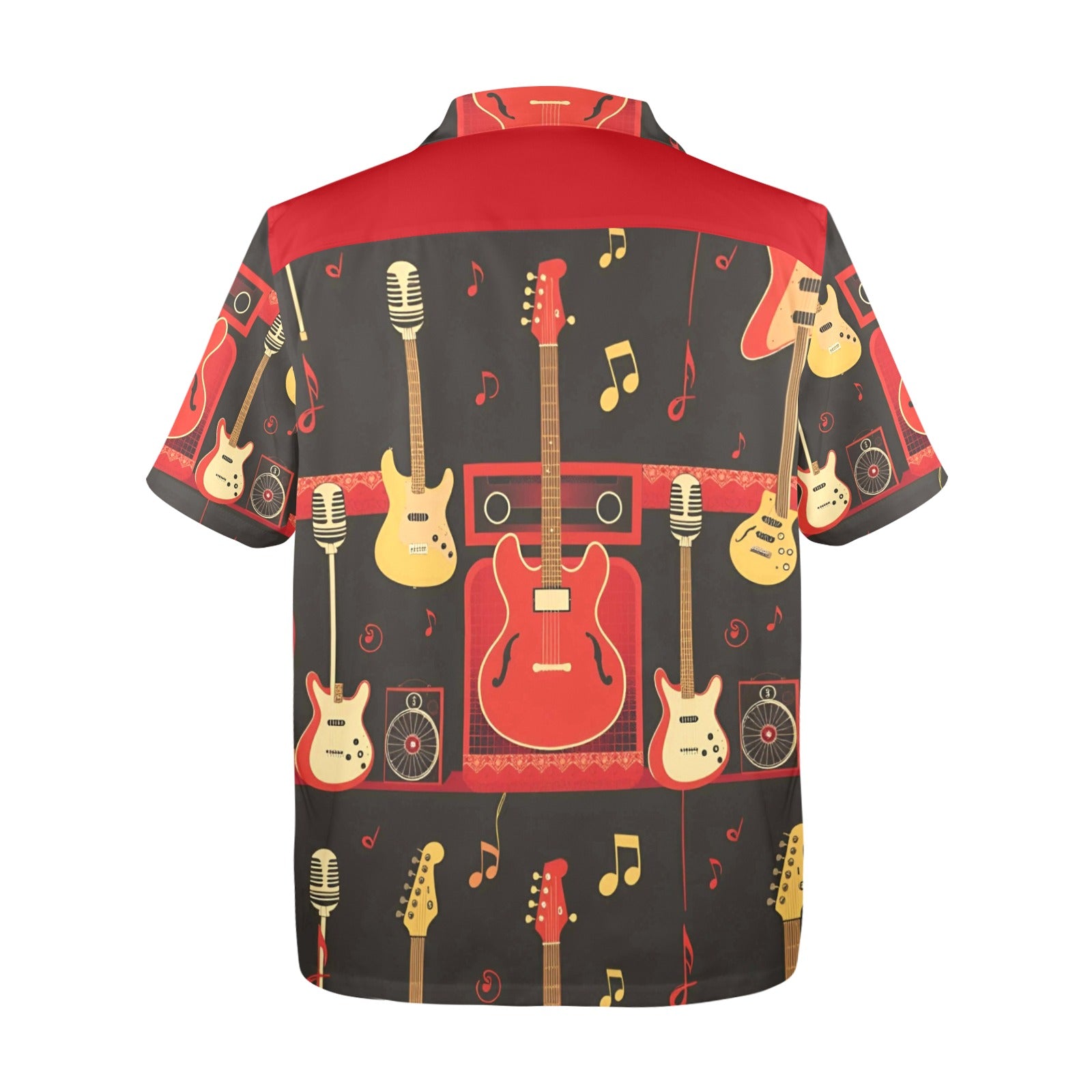 Men's All Over Print Hawaiian Shirt GUITAR STORE