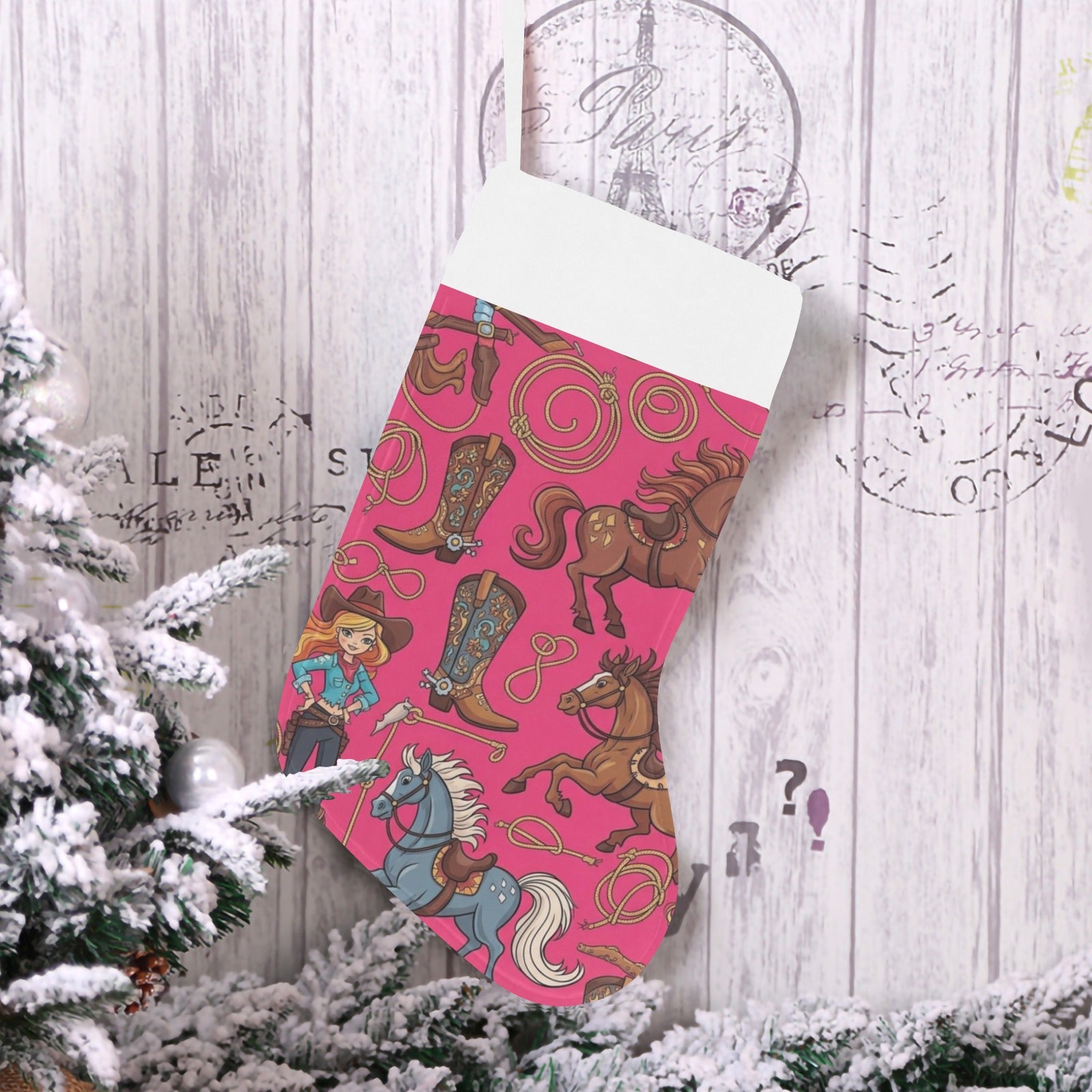 Christmas Stocking BARBY'S HORSES