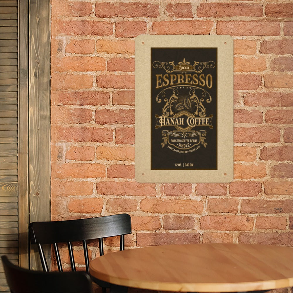 Tinplate Wall Decor ESPRESSO YOURSELF