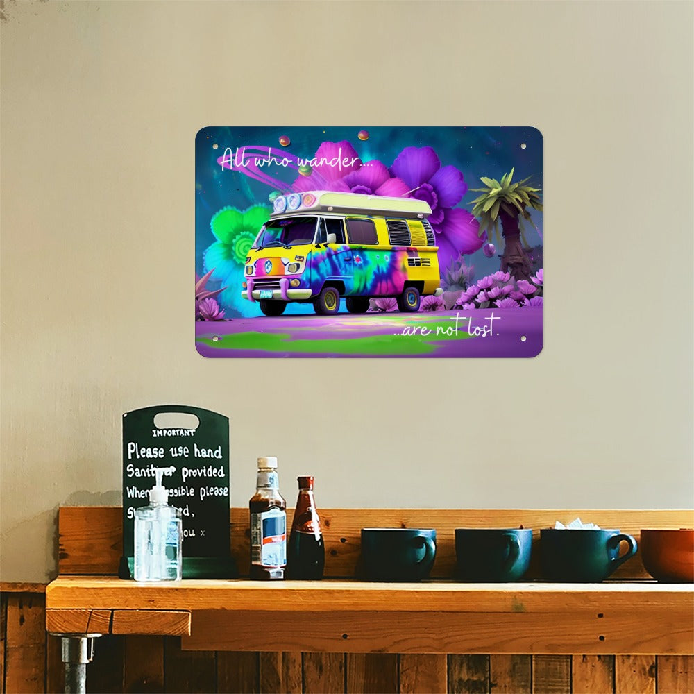 Tinplate Wall Decor ALL WHO WANDER....