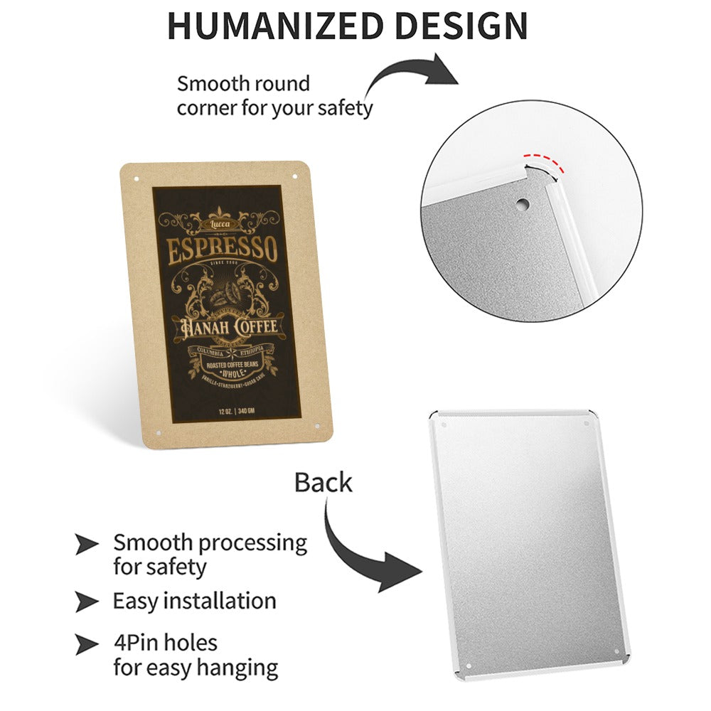 Tinplate Wall Decor ESPRESSO YOURSELF