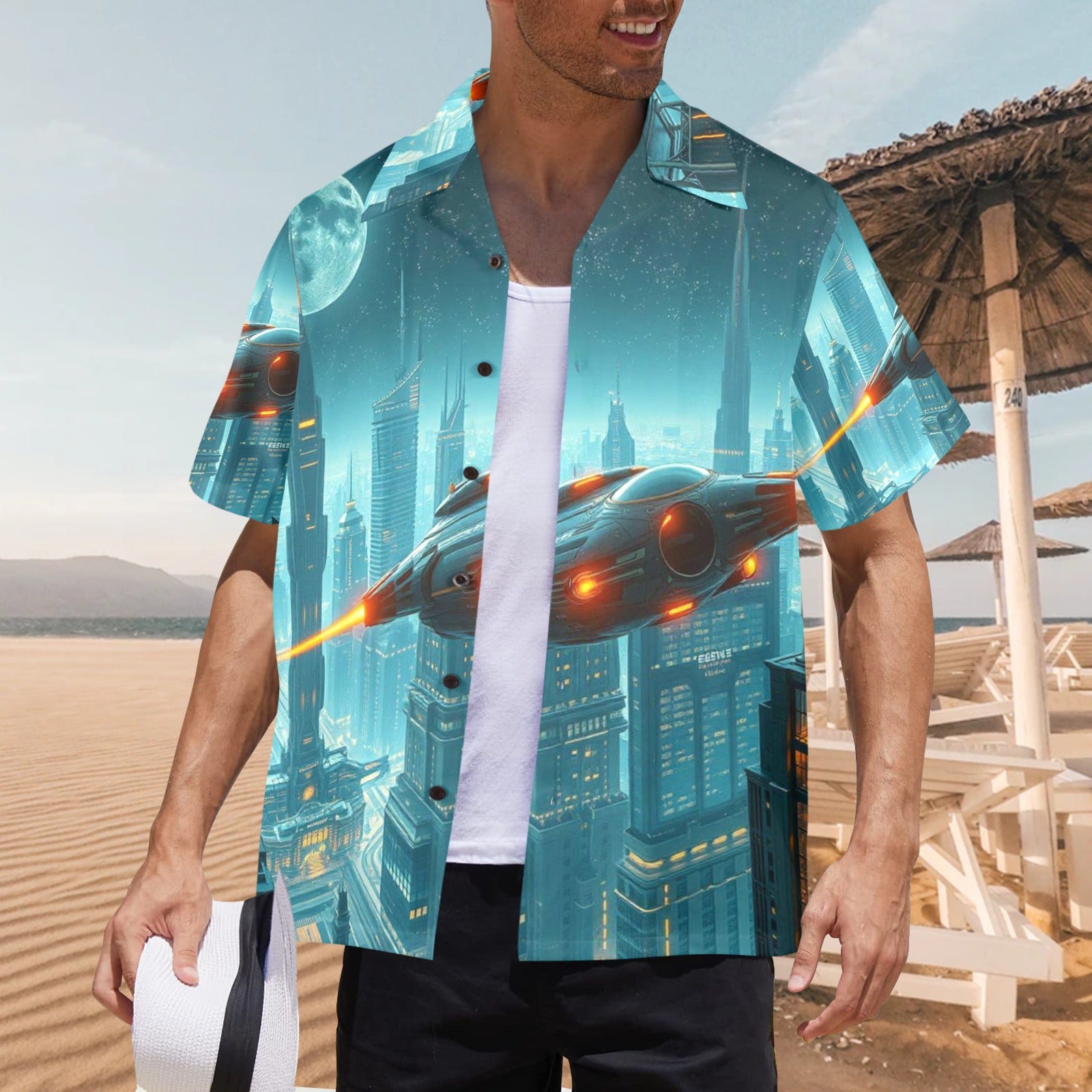 Men's All Over Print Hawaiian Shirt HOMECOMING