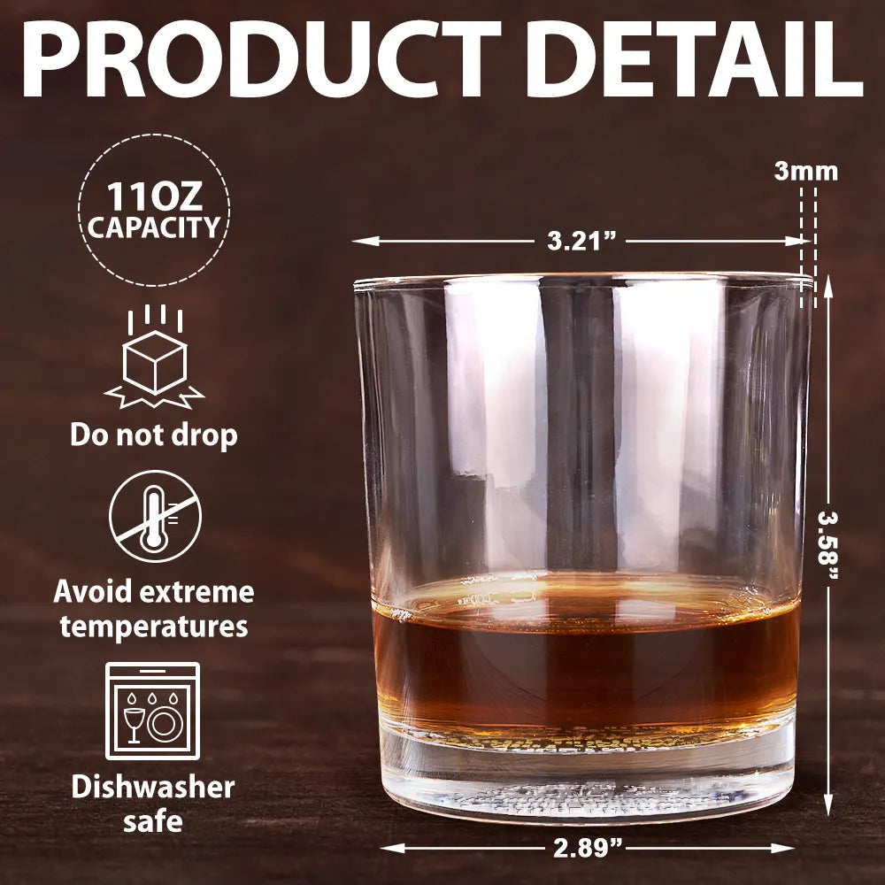 Engraved whiskey glass: Friends & Alcohol, dishwasher safe, 11oz capacity.