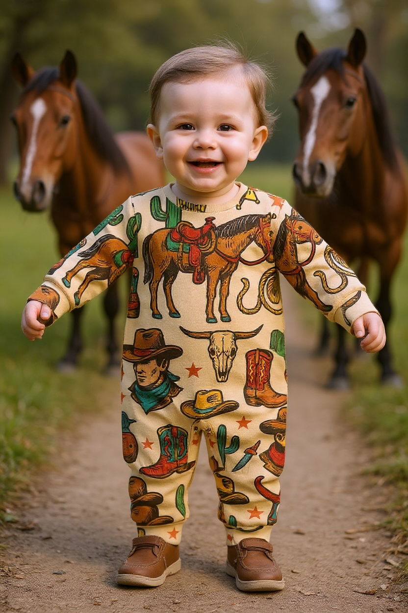 Baby romper YIPPEE-KI-YAY  (OP)