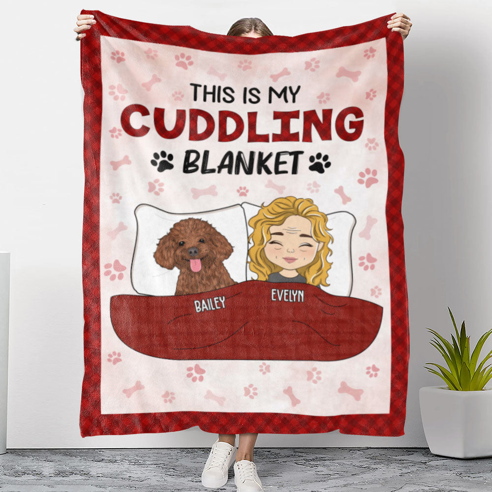 Personalized Cuddling Blanket for Pet Lovers