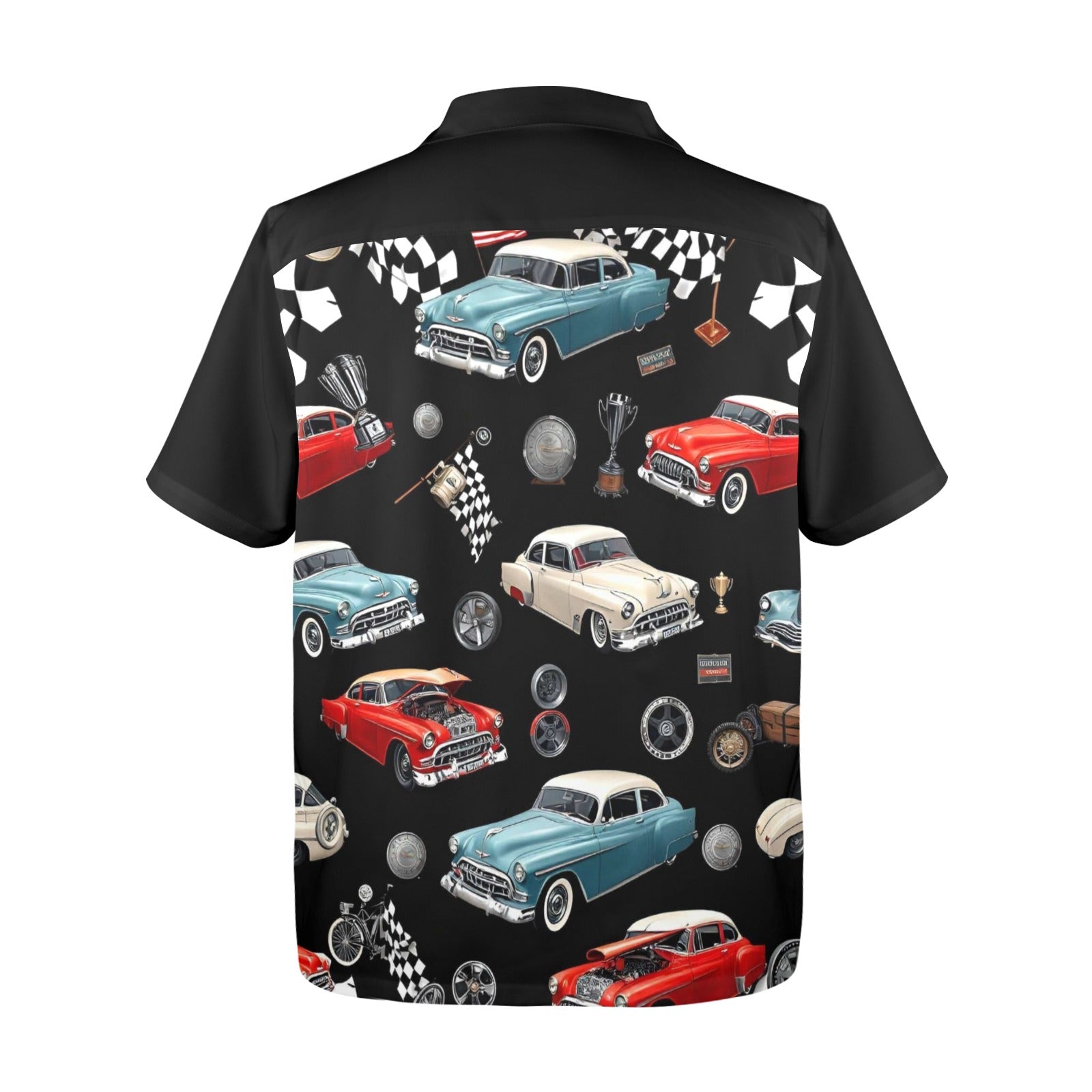 Men's All Over Print Hawaiian Shirt CHECKERED PAST