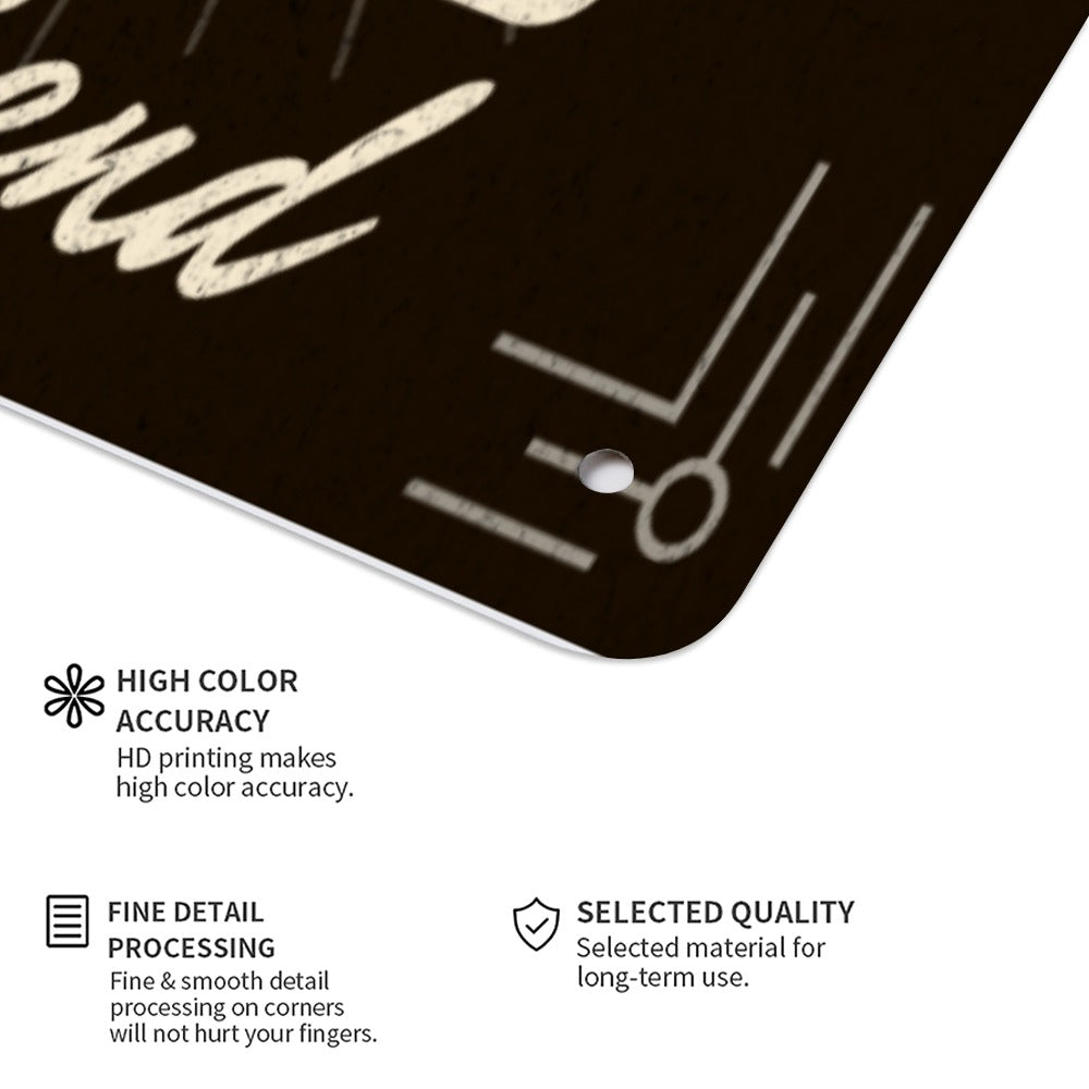 Tinplate Wall Decor HELLO DARKNESS