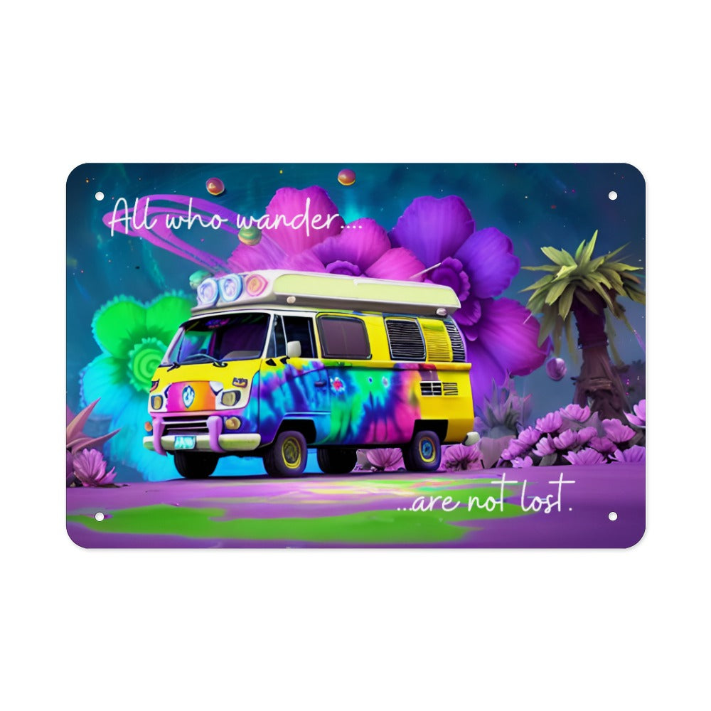 Tinplate Wall Decor ALL WHO WANDER....