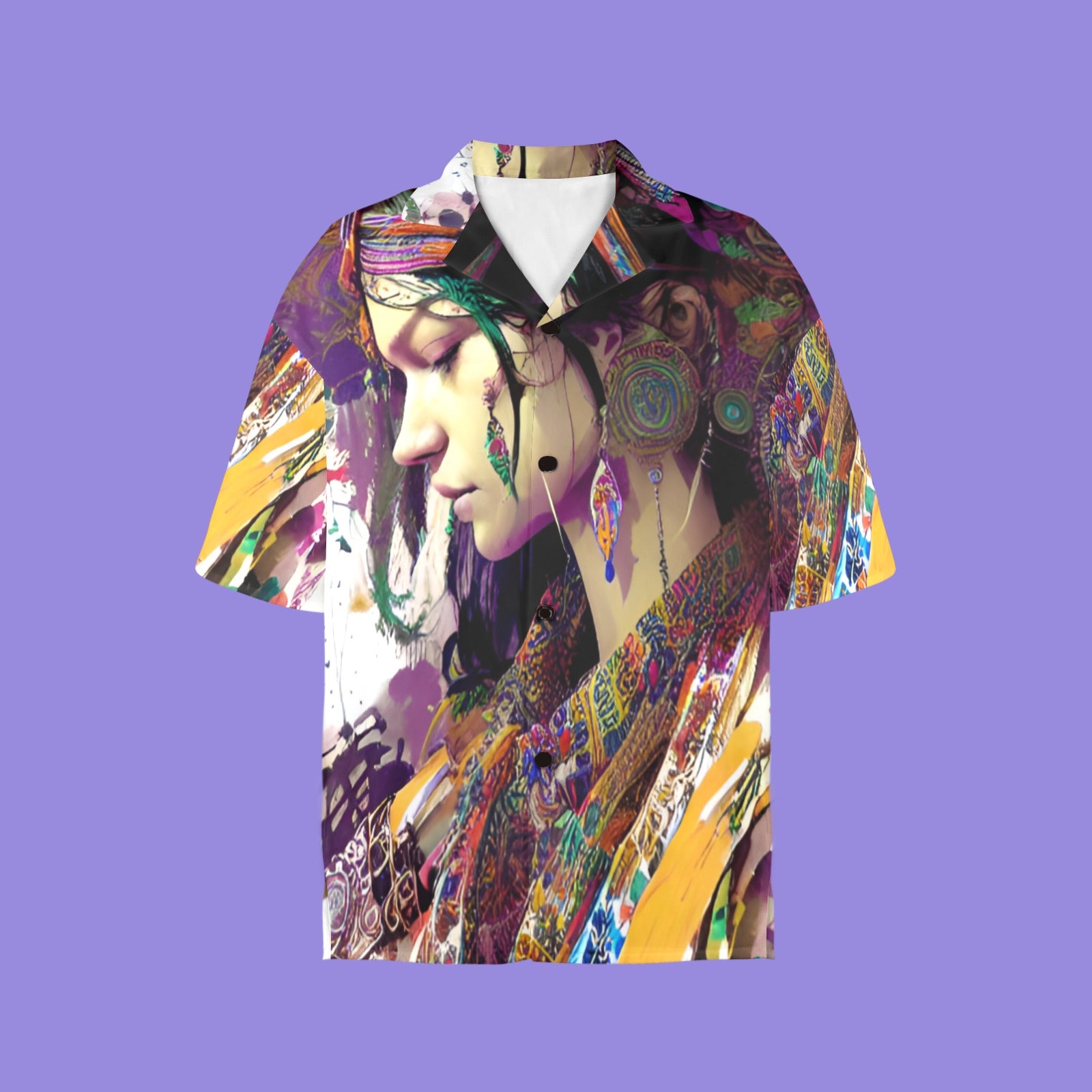 Women's All Over Print Hawaiian Shirt GYPSY DREAMS