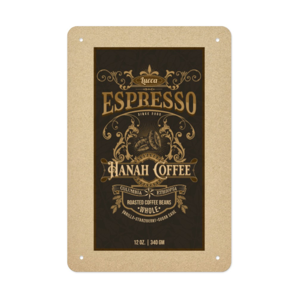 Tinplate Wall Decor ESPRESSO YOURSELF