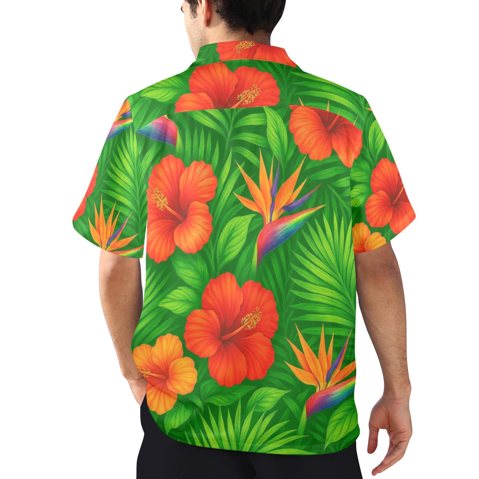 Men's All Over Print Hawaiian Shirt ANOTHER DAY IN PARADISE