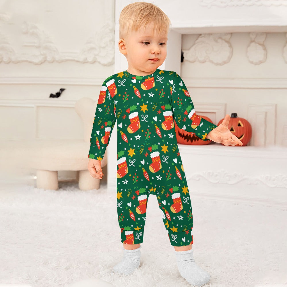 Baby romper CHRISTMAS STOCKINGS (OP)